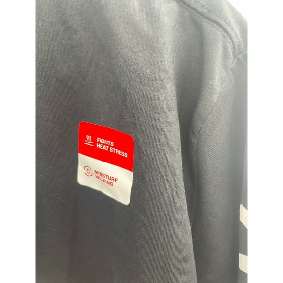 NWT Ariat Roughneck Skull Logo Shirt Men's Large Black 100% Cotton Long Sleeve - Picture 5 of 10